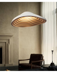 Nordic LED White Terraced Fields Chandelier - Galastellar