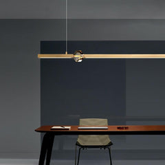 Nordic Long Strip Crystal LED Pendant Lamp - Galastellar