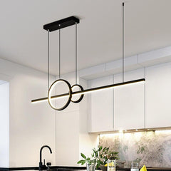 Nordic Minimalist Postmodern Art Deco Hanging Light - Galastellar