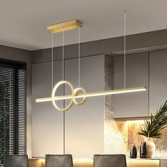 Nordic Minimalist Postmodern Art Deco Hanging Light - Galastellar