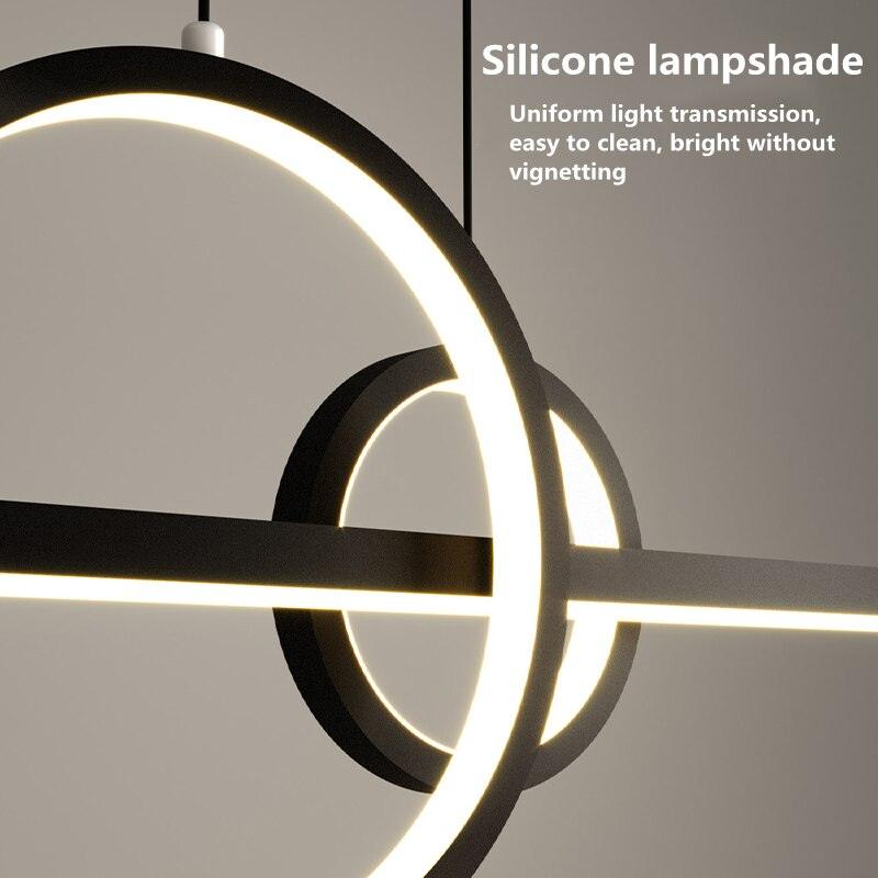 Nordic Minimalist Postmodern Art Deco Hanging Light - Galastellar