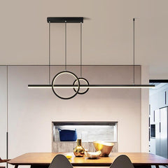 Nordic Minimalist Postmodern Art Deco Hanging Light - Galastellar