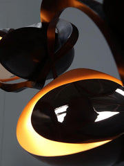 Nordic Novelty LED Dark Brown Restaurant Stainless Steel Chandelier - Galastellar