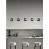 Nordic Novelty LED Smoke Gray Glass Hanging Lights - Galastellar