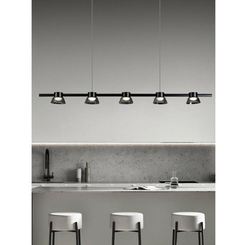 Nordic Novelty LED Smoke Gray Glass Hanging Lights - Galastellar Nordic Novelty LED Smoke Gray Glass Hanging Lights - Galastellar