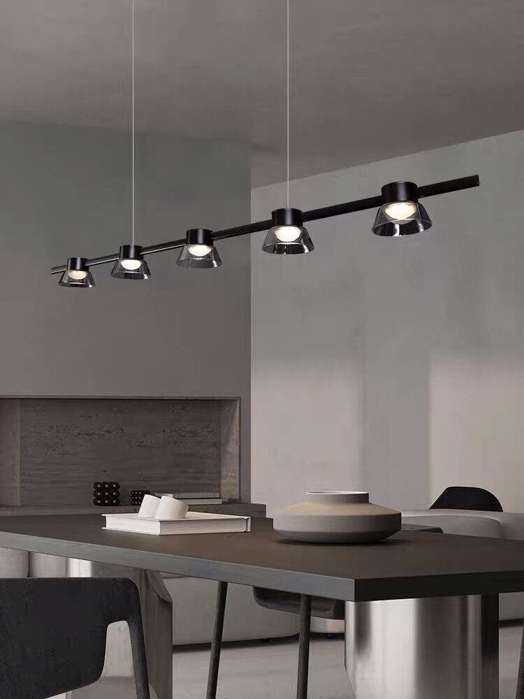 Nordic Novelty LED Smoke Gray Glass Hanging Lights - Galastellar Nordic Novelty LED Smoke Gray Glass Hanging Lights - Galastellar