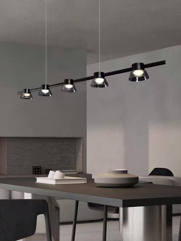 Nordic Novelty LED Smoke Gray Glass Hanging Lights - Galastellar Nordic Novelty LED Smoke Gray Glass Hanging Lights - Galastellar