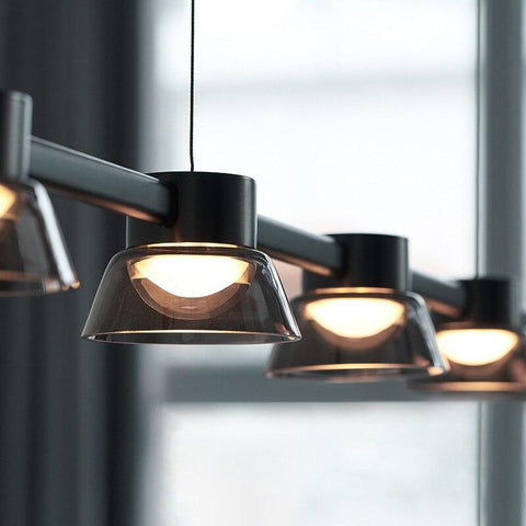 Nordic Novelty LED Smoke Gray Glass Hanging Lights - Galastellar Nordic Novelty LED Smoke Gray Glass Hanging Lights - Galastellar