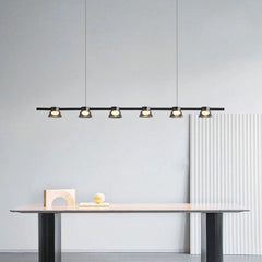 Nordic Novelty LED Smoke Gray Glass Hanging Lights - Galastellar