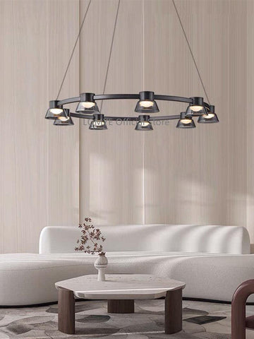 Nordic Novelty LED Smoke Gray Glass Hanging Lights - Galastellar Nordic Novelty LED Smoke Gray Glass Hanging Lights - Galastellar