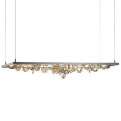 Nordic Rectangular Stainless Steel LED Chandelier - Galastellar