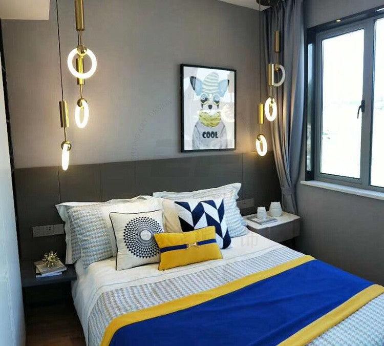 Nordic Simple LED Chandelier Hanging Lamp - Galastellar