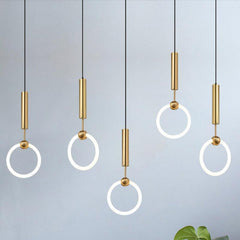 Nordic Simple LED Chandelier Hanging Lamp - Galastellar