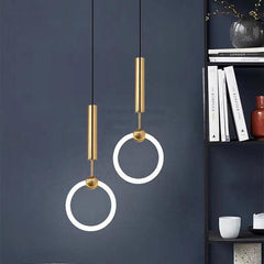 Nordic Simple LED Chandelier Hanging Lamp - Galastellar