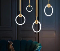 Nordic Simple LED Chandelier Hanging Lamp - Galastellar