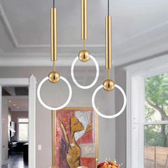 Nordic Simple LED Chandelier Hanging Lamp - Galastellar
