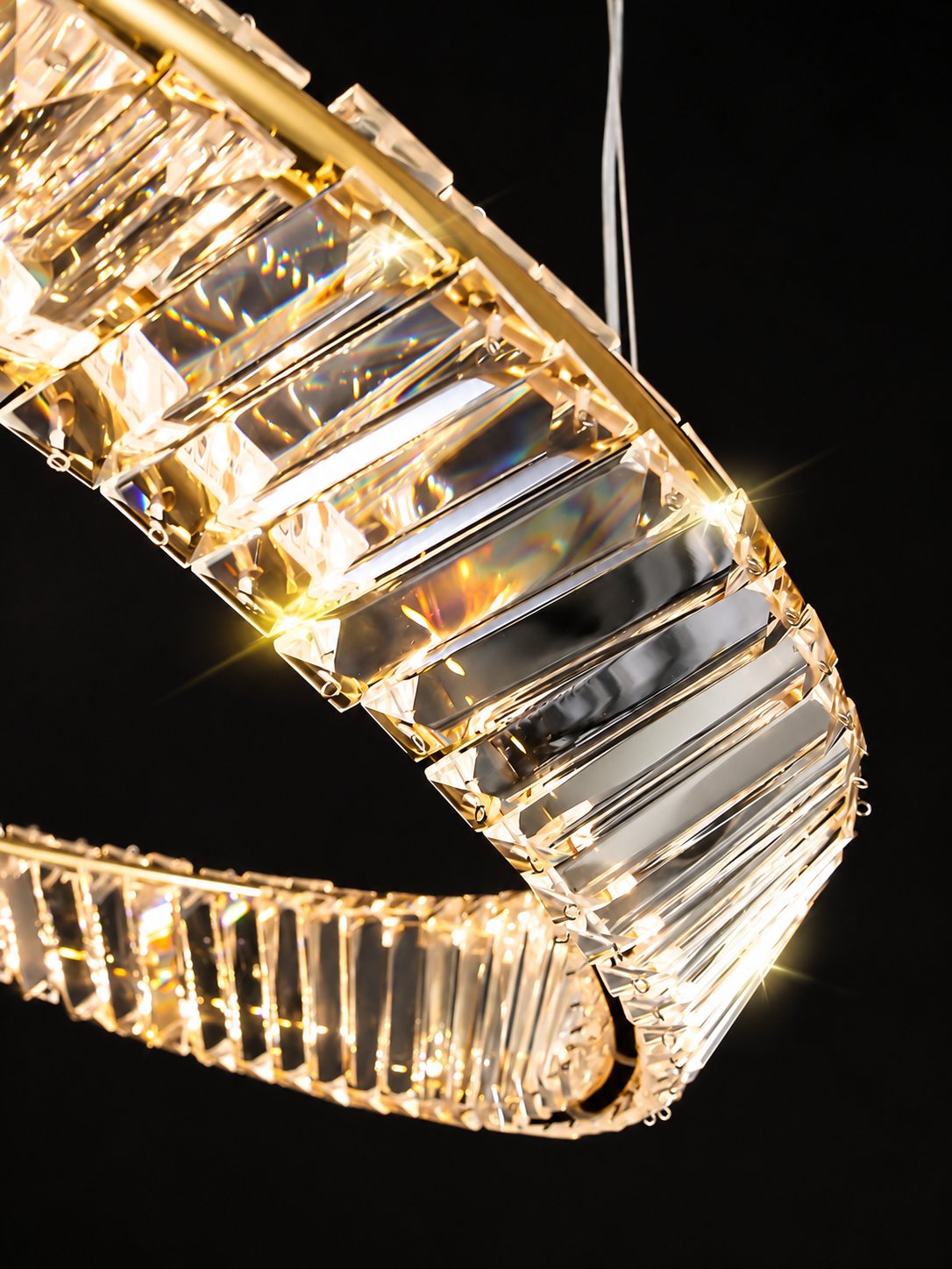 Nordic Spiral Luxury Crystal Chandelier - Galastellar