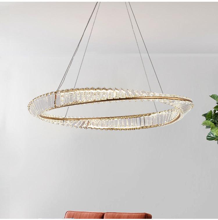 Nordic Spiral Luxury Crystal Chandelier - Galastellar