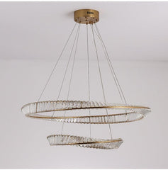 Nordic Spiral Luxury Crystal Chandelier - Galastellar
