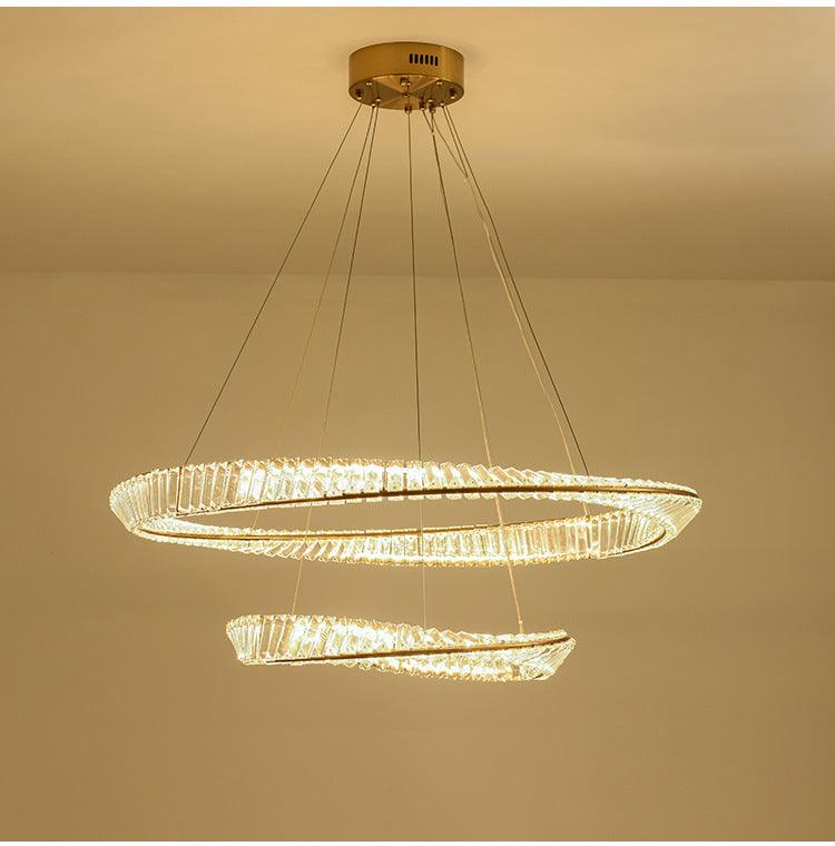 Nordic Spiral Luxury Crystal Chandelier - Galastellar
