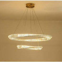 Nordic Spiral Luxury Crystal Chandelier - Galastellar