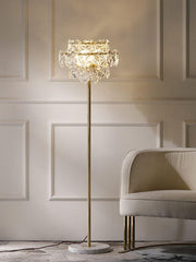 Nordic Villa Luxury LED Crystal Floor Lamp - Galastellar