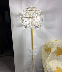Nordic Villa Luxury LED Crystal Floor Lamp - Galastellar