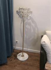 Nordic Villa Luxury LED Crystal Floor Lamp - Galastellar