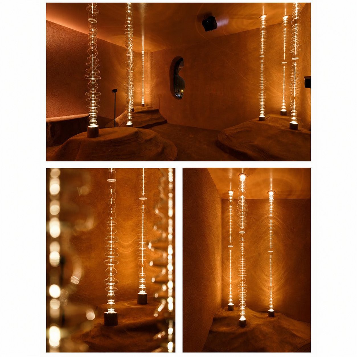 Novelty Bar Spiral LED Long Pendant Lamp - Galastellar