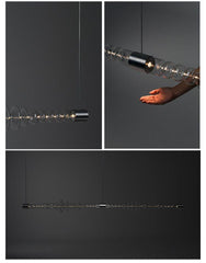 Novelty Bar Spiral LED Long Pendant Lamp - Galastellar