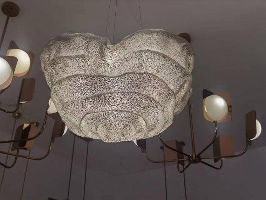 Novelty Stainless Steel LED Cloud Flower Chandelier - Galastellar