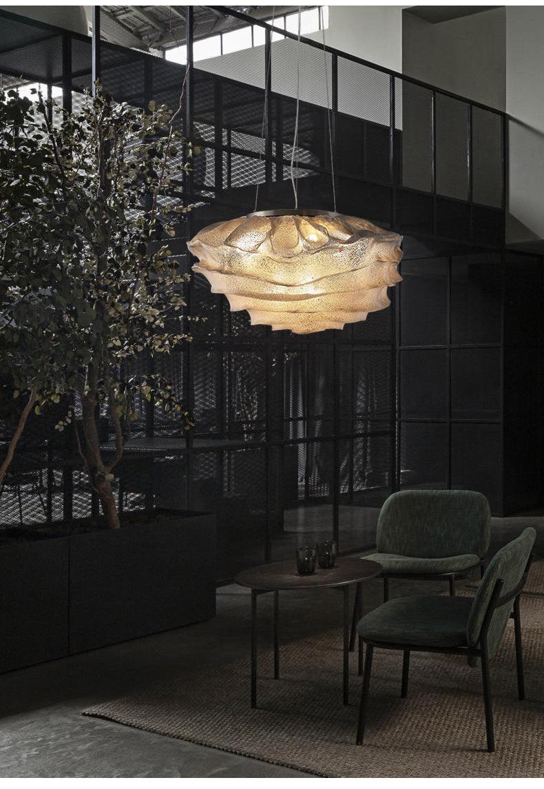 Novelty Stainless Steel LED Cloud Flower Chandelier - Galastellar