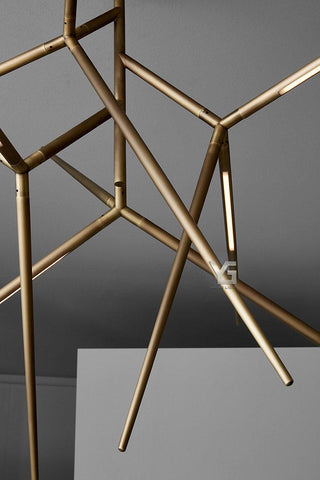 Pearl Iron Dendritic Chandelier - Galastellar Pearl Iron Dendritic Chandelier - Galastellar