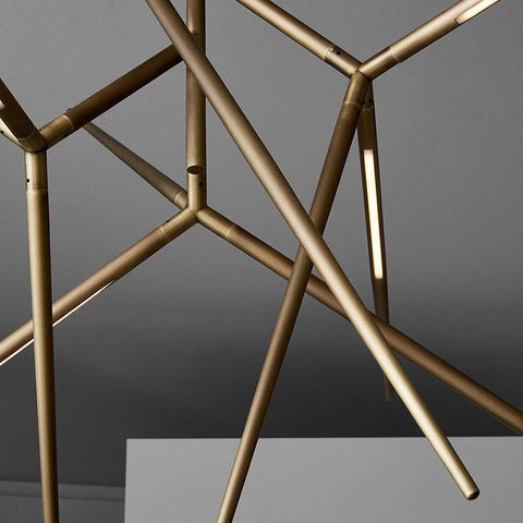 Pearl Iron Dendritic Chandelier - Galastellar Pearl Iron Dendritic Chandelier - Galastellar