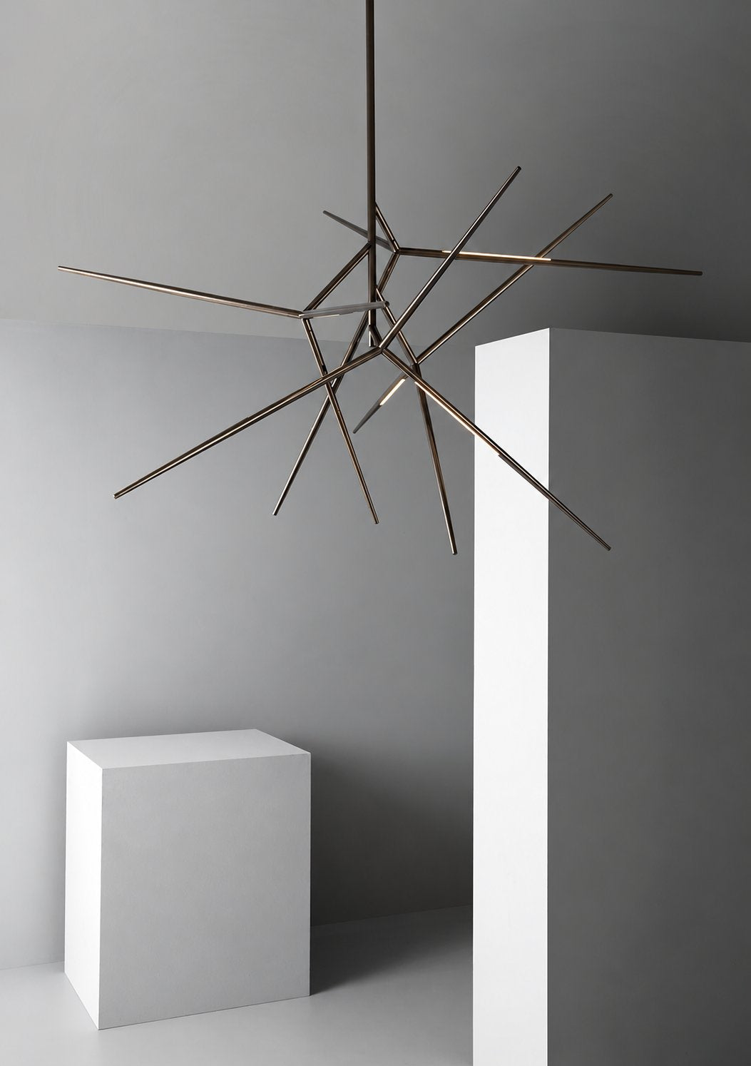 Pearl Iron Dendritic Chandelier - Galastellar