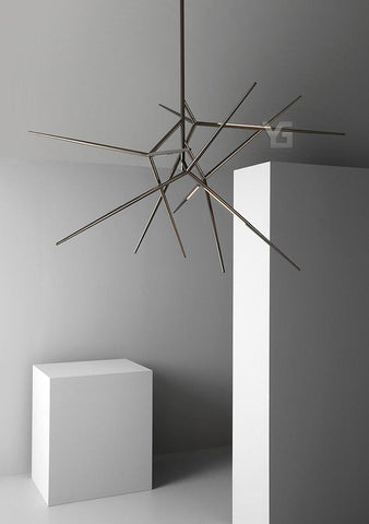 Pearl Iron Dendritic Chandelier - Galastellar Pearl Iron Dendritic Chandelier - Galastellar