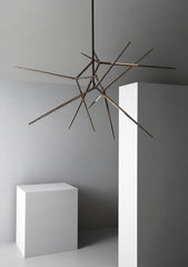 Pearl Iron Dendritic Chandelier - Galastellar