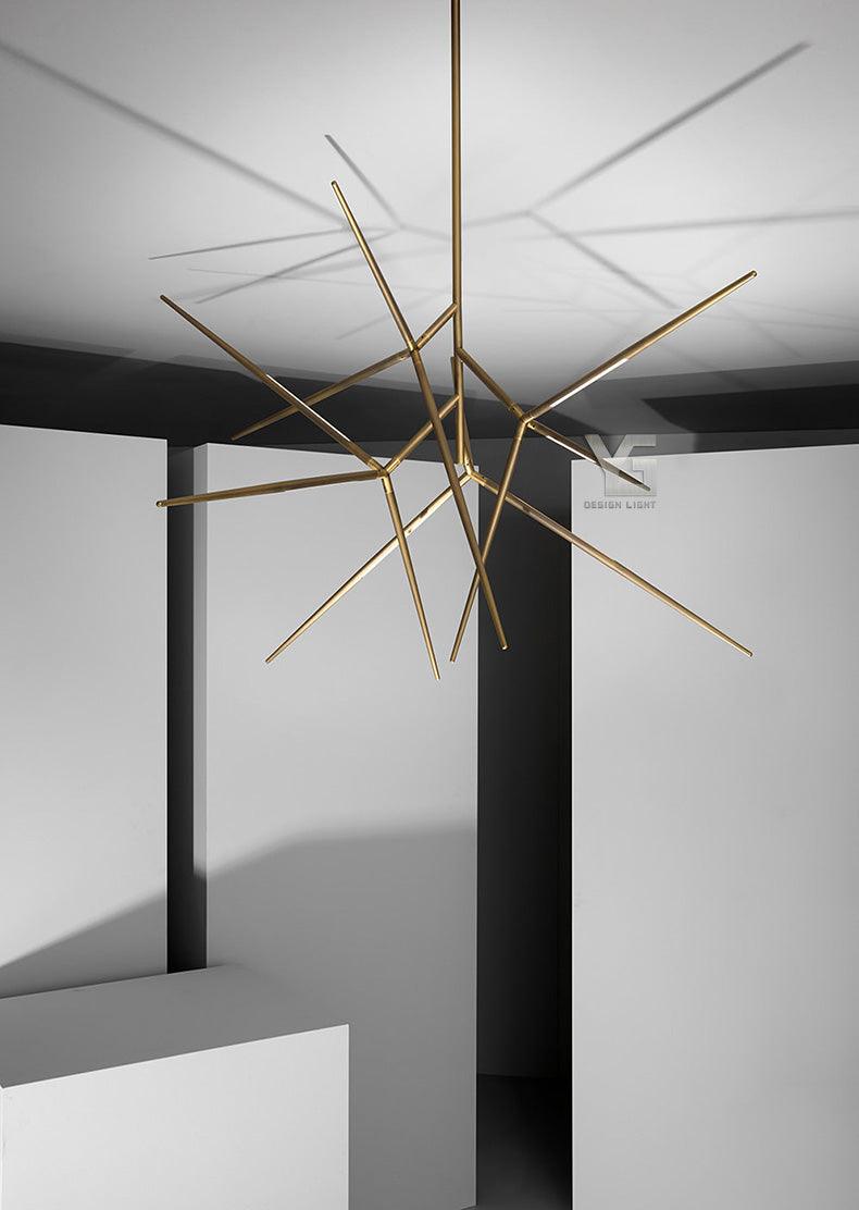 Pearl Iron Dendritic Chandelier - Galastellar