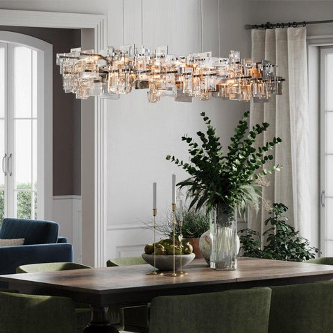 Postmodern Luxury K9 Crystal Bubble Chandelier - Galastellar