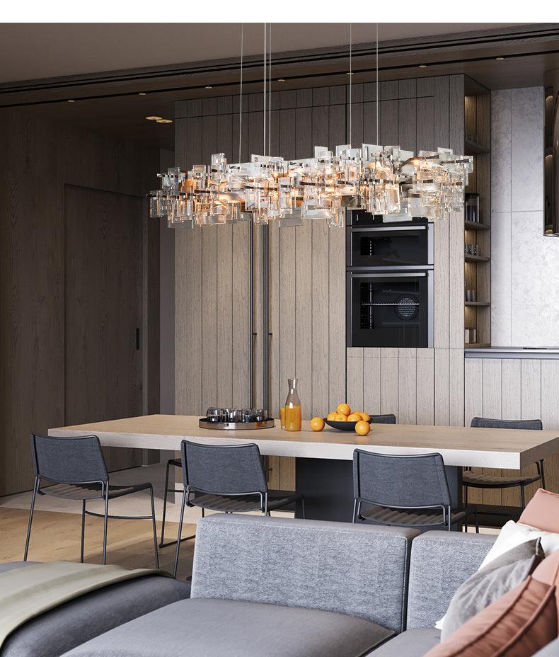 Postmodern Luxury K9 Crystal Bubble Chandelier - Galastellar Postmodern Luxury K9 Crystal Bubble Chandelier - Galastellar