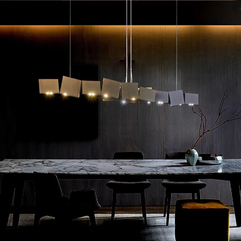 Postmodern Novelty Iron Box Chandelier - Galastellar