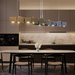 Postmodern Novelty Iron Box Chandelier - Galastellar