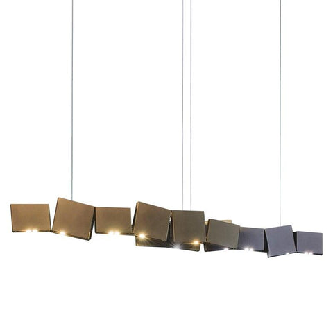 Postmodern Novelty Iron Box Chandelier - Galastellar Postmodern Novelty Iron Box Chandelier - Galastellar