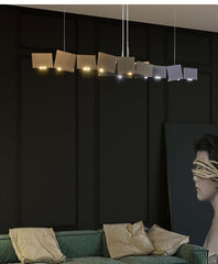 Postmodern Novelty Iron Box Chandelier - Galastellar