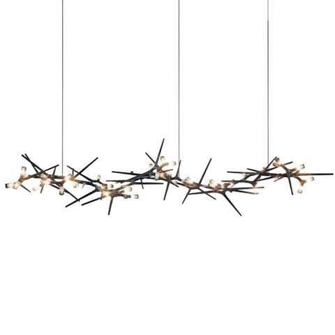 Postmodern Retro Black Chandelier - Galastellar Postmodern Retro Black Chandelier - Galastellar