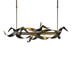 Postmodern Simple LED Black Chandelier - Galastellar