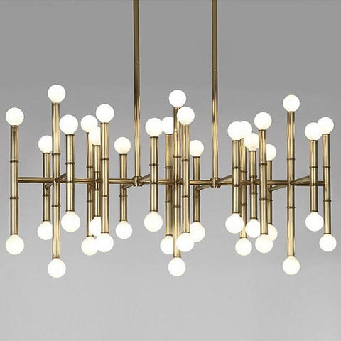 Postmodern Simple Lobby LED Chandelier - Galastellar Postmodern Simple Lobby LED Chandelier - Galastellar