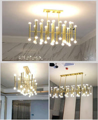 Postmodern Simple Lobby LED Chandelier - Galastellar