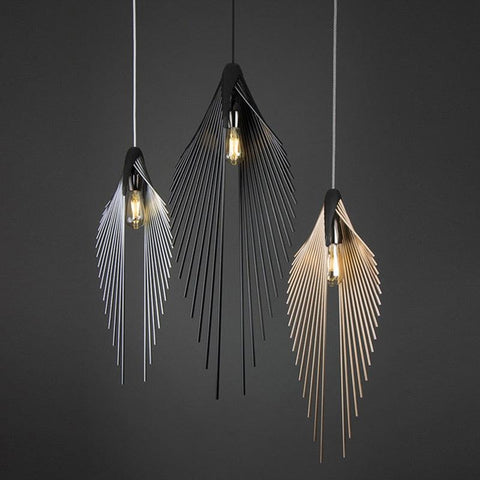 Retro Iron Bird's wing Pendant Light - Galastellar Retro Iron Bird's wing Pendant Light - Galastellar