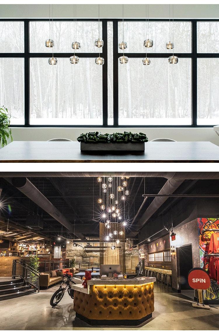 Simple Creative Crystal LED Pendant Lights - Galastellar